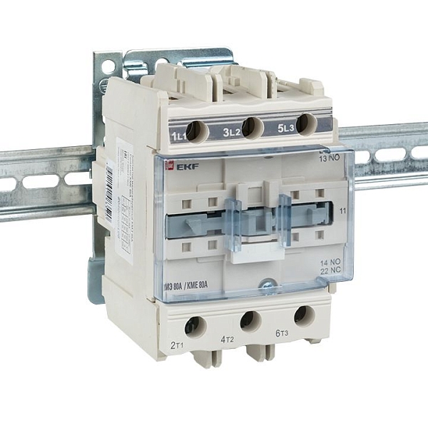 Контактор КМЭ-3 80А 1NO+1NC 400В AC EKF