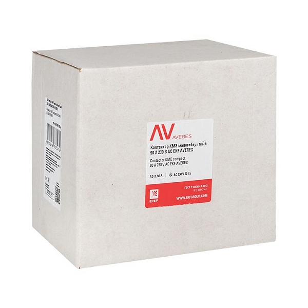 Контактор КМЭ 90А 400В АС EKF AVERES