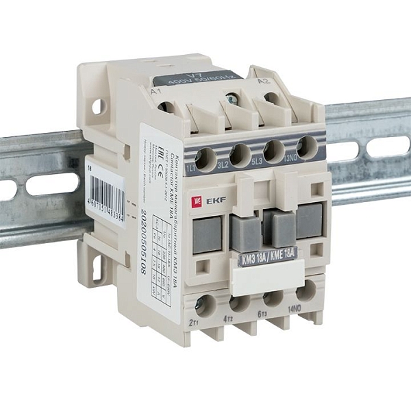 Контактор КМЭ-1 18А 1NO 230В AC EKF