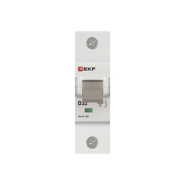 Автоматический выключатель ВА 47-125 1P 32А (D) 15кА PROXIMA EKF