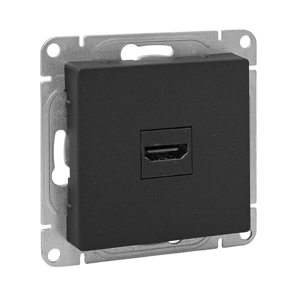 Механизм розетки HDMI, чёрный Эпика EKF
