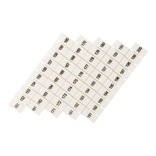 Маркеры для ST 1,5 с нумерацией 150-200 (100 шт.) EKF