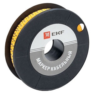 Маркер кабельный 1,5 мм2 "9" (1000 шт.) (ЕС-0) EKF PROxima