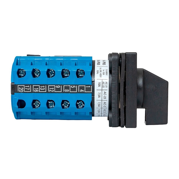 Переключатель кулачковый ПК-1-103 10А 3P «0-1-2-3» IP65 EKF