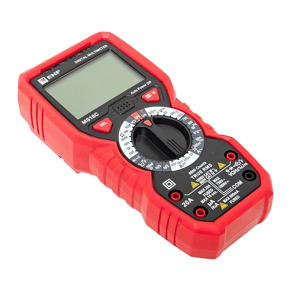 Мультиметр цифровой MS18C EKF Professional