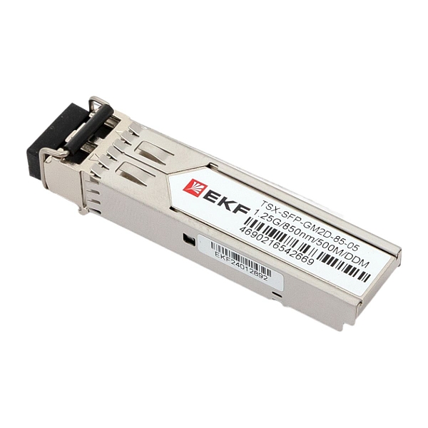 SFP модуль 1,25 Гбит двойное многомодовое оптоволокно 850нм дальность 500м TSX EKF