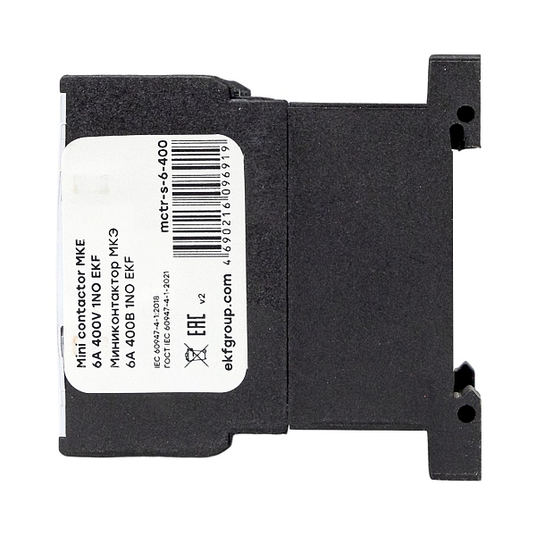 Контактор МКЭ-1 6А 1NO 400В AC EKF