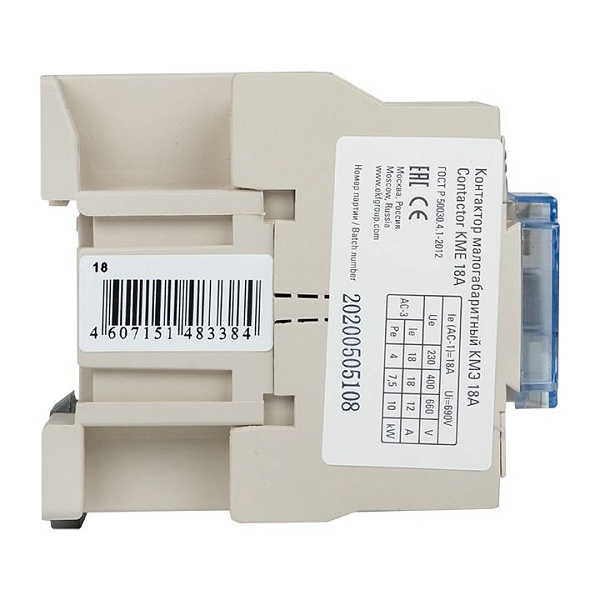 Контактор КМЭ-1 18А 1NO 230В AC EKF
