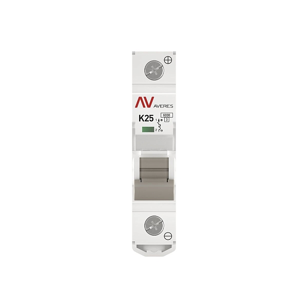 Выключатель автоматический AV-6 DC 1P 25A (K) 6kA EKF AVERES