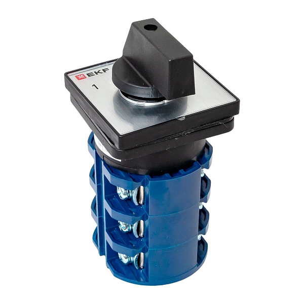 Переключатель кулачковый ПК-1-23 63А 3P «1-0-2» IP65 EKF