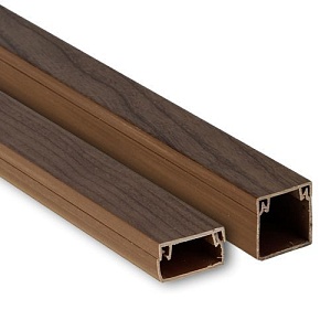 Канал кабельный (12x12) (120 м) темное дерево EKF-Plast