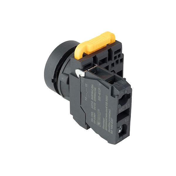 Кнопка SB-21 плоская без фиксации 1NС синяя IP65 EKF