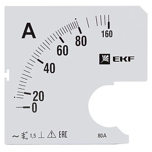 Шкала сменная для A961 80/5А-1,5 EKF PROxima